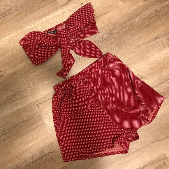 Nasty Gal Pants - Polka dot set NEW